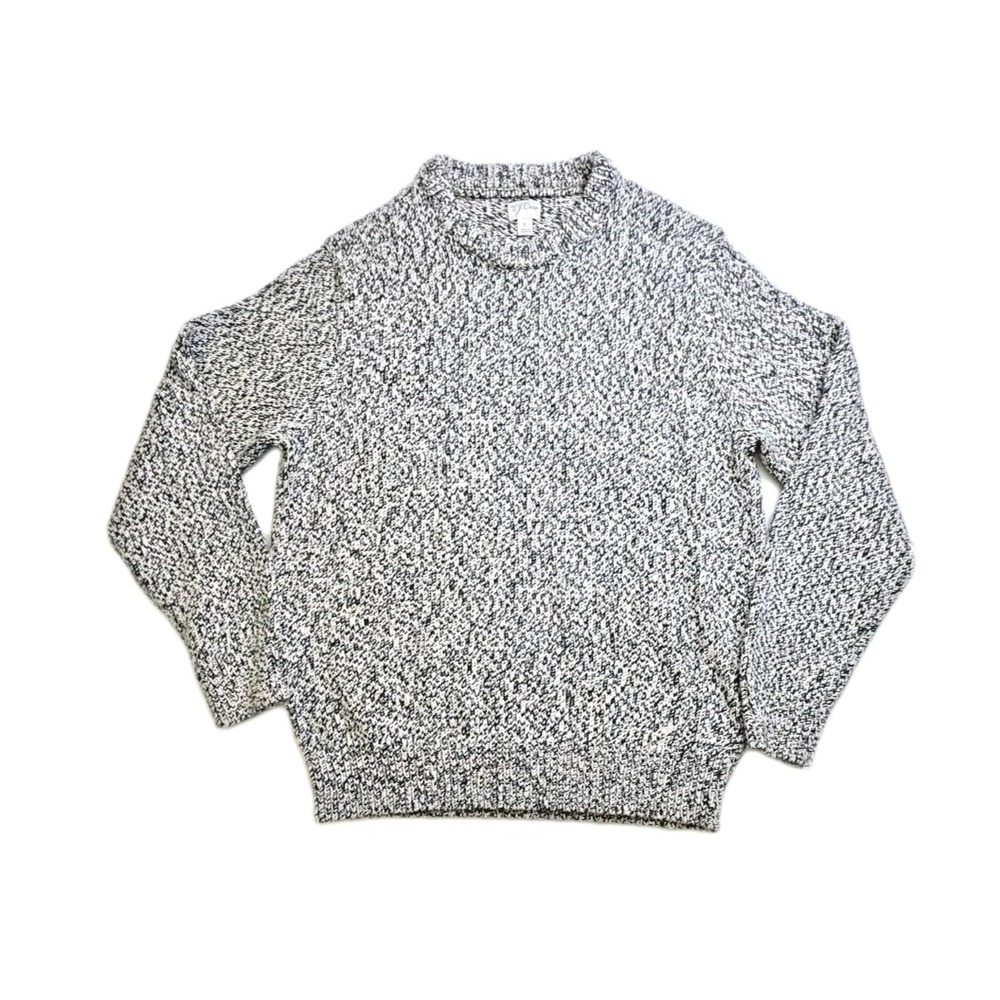 J. Crew Men's Marled Cotton Crewneck Sweater Heritage Size Large